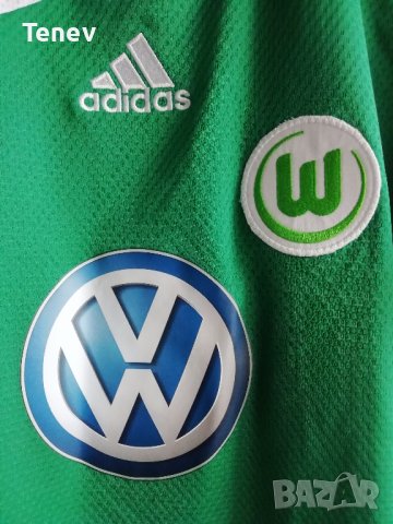 Wolfsburg Adidas Нова Оригинална Футболна Тениска Фланелка XS, снимка 3 - Тениски - 39265560