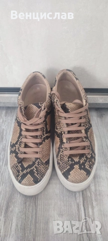 Кецове - животинкси принт, естествена кожа Massimo Dutti, без забележки. 39лв., снимка 2 - Кецове - 53119515