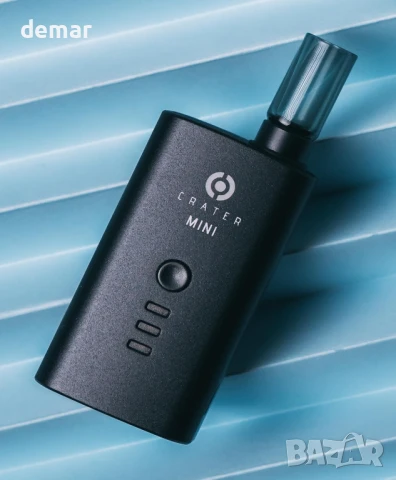 Crater Mini – Изпарител за сухи билки - презареждаем USB-C | Компактна система за нагряване на билки, снимка 3 - Други - 50584546