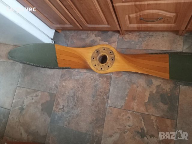  Стара дървена самолетна перка пропелер витло, снимка 6 - Антикварни и старинни предмети - 40576792
