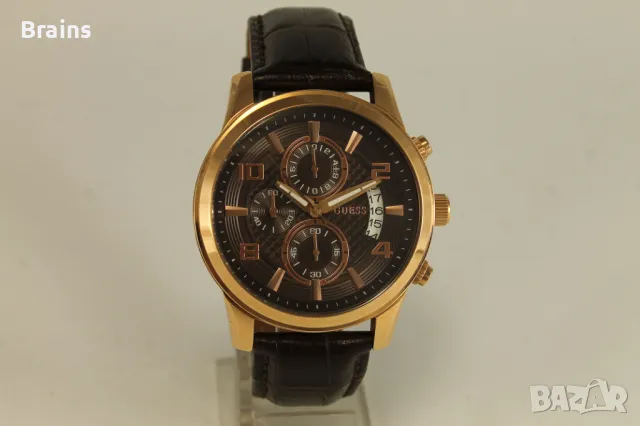 GUESS U0076G4 Розово Злато Мъжки Кварцов Хронограф, снимка 2 - Мъжки - 47584069