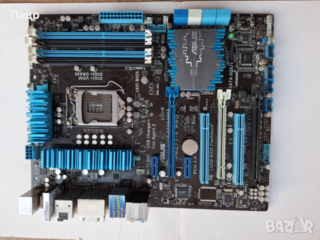 Asus P8Z77-V PRO/THUNDERBOLT/Z77/  LGA1155, снимка 10 - Дънни платки - 52013203