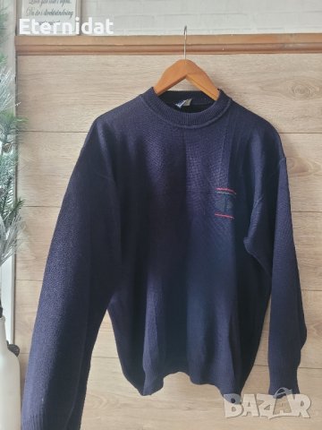 Мъжки тъмно син пуловер , снимка 1