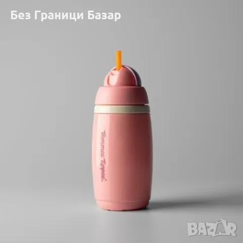 Нова Tommee Tippee 2 броя неразливаща се чаша със сламка, 266 мл, 12+ м, снимка 2 - Други - 49516875