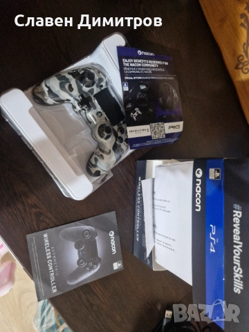 Ps4 nacon asymmetric gray джойстик , снимка 2 - PlayStation конзоли - 52960194