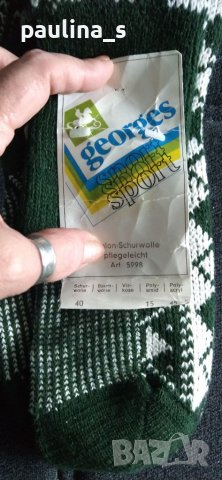 Вълнени тиролски чорапи тип калцуни над коляното от Германия , снимка 6 - Дамски чорапи - 38666828