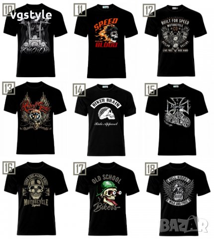 Тениска Моторджийска Мото Мотокрос Ендуро Моторист Мотоциклетизъм Мотор Рокер Moto Motorcycle, снимка 1