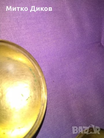 Стара кутийка за бижута медна на винт и слонова кост , снимка 7 - Декорация за дома - 28276650