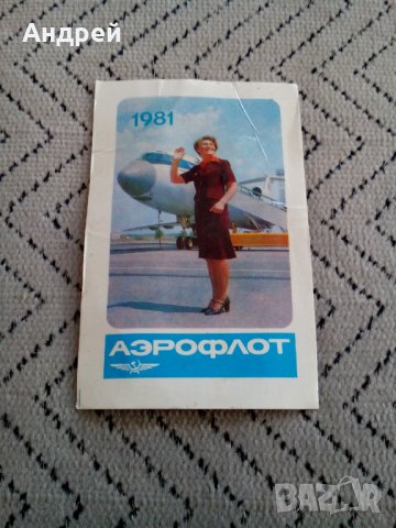 Календарче Аерофлот 1981