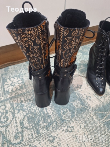 Боти от естествена кожа!, снимка 8 - Дамски боти - 52592972