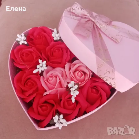 Сърце с ароматни рози 