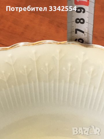 ПОРЦЕЛАН КУПА РЕЛЕФ БЪЛГАРИЯ, снимка 5 - Други ценни предмети - 37422570