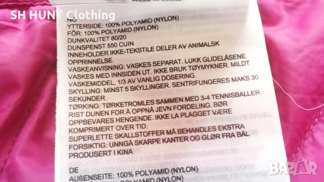 Bergans of NORWAY JOSTEN DOWN Youth Girl Jacket Размер 13-14 г / 164 см детско пухено яке 47-66, снимка 17 - Детски якета и елеци - 52825594