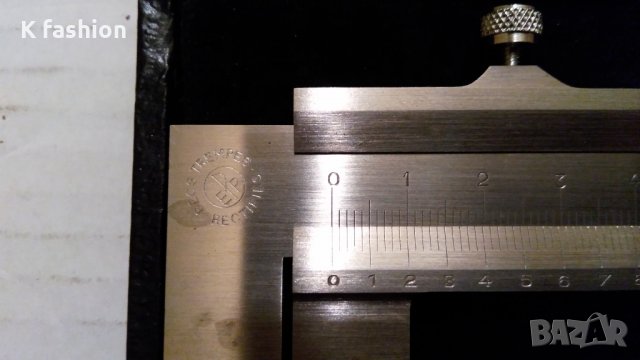 Шублер с сертификат за качество от 1971, снимка 8 - Шублери - 27451952