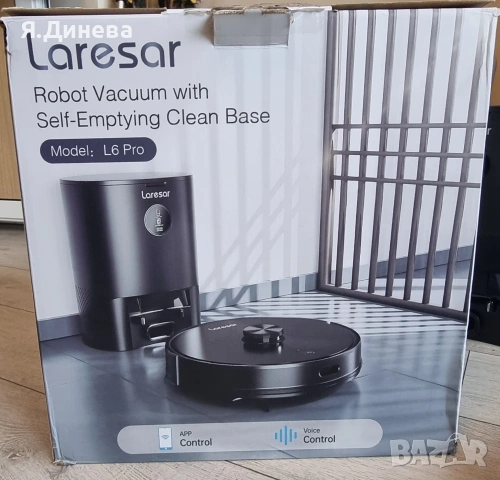 Самопочистваща прахосмукачка Laresar L6 Pro , снимка 8 - Прахосмукачки - 53380684