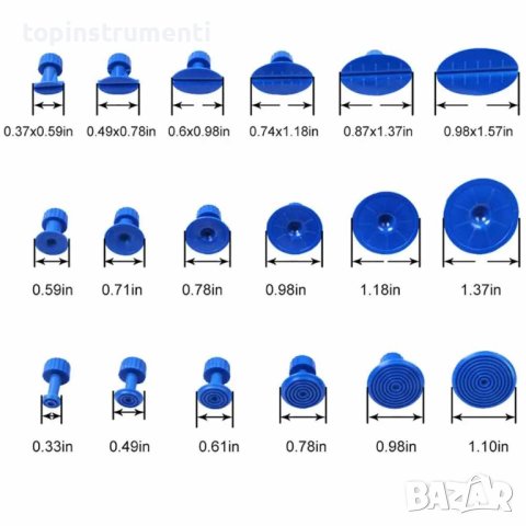 PDR к-т за изправяне вдлъбнатини по купето, обратен чук MALATEC, снимка 10 - Други инструменти - 43447500