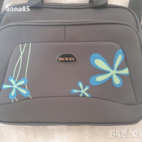 Сива чанта с къси дръжки и дръжка за през рамо, снимка 2 - Чанти - 35059225