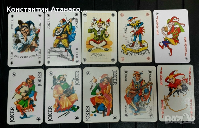 Стари карти-Жокери , снимка 10 - Колекции - 52437012