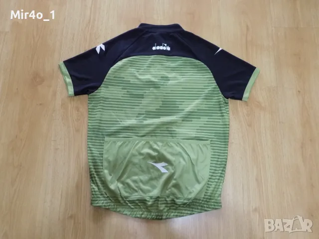 вело джърси diadora тениска горнище екип блуза шосейно колоездене оригинално мъжко M, снимка 2 - Спортни дрехи, екипи - 49909598