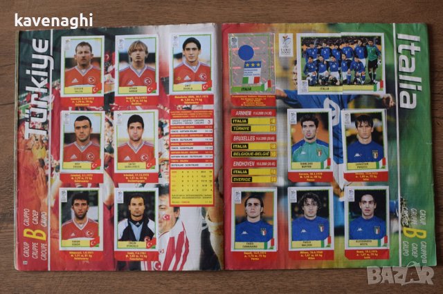 Продавам: Пълен албум Panini UEFA Euro 2000 Belgium & Netherlands, снимка 7 - Колекции - 21240339