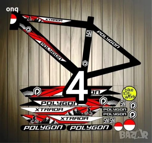 Стикери за Облепване на Велосипеди , снимка 4 - Други - 48386549