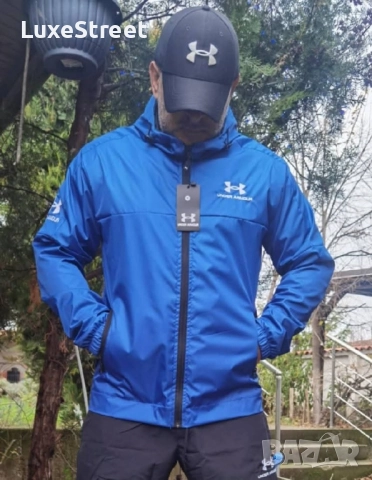 Мъжка Ветровка - лого Бродирано 🤍 Under Armour , снимка 3 - Якета - 52437129