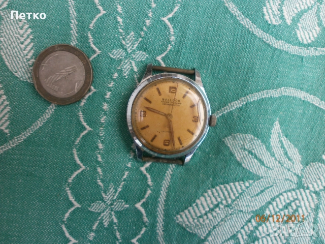 Часовник  BALLDOR 17 rubis Швейцария, снимка 8 - Антикварни и старинни предмети - 52613599