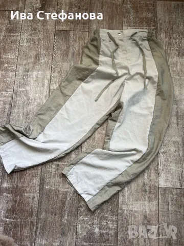 Нов спортно елегантен панталон висока талия  ластик на талията памук памучен , снимка 7 - Панталони - 47999868