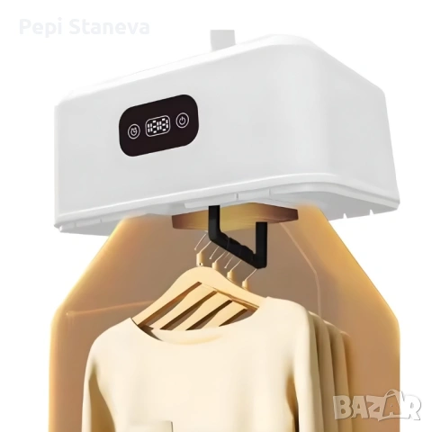 Преносима електрическа сушилня за дрехи – компактна, сгъваема, с таймер и 3D циркулация, снимка 3 - Сушилни - 53352739