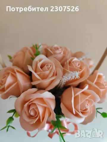 Букет, снимка 8 - Изкуствени цветя - 49800666