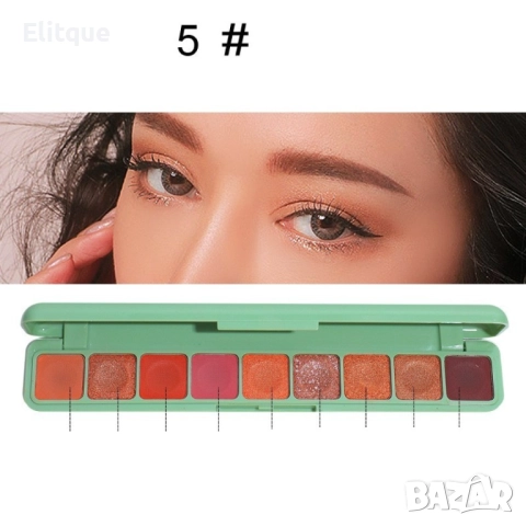 Палитра сенки за очи с 9 водоустойчиви цвята HZS276, снимка 8 - Други - 52830743