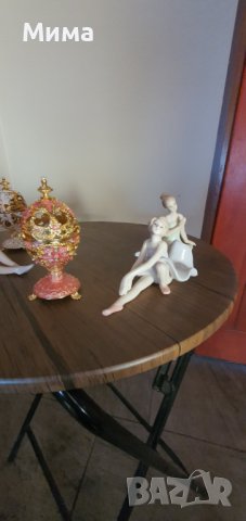 Метални бижутерки с лебед, снимка 1