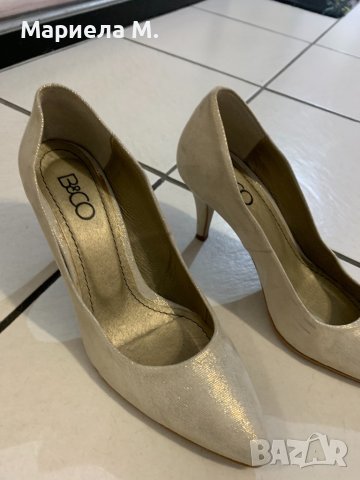 Обувки сатенени, N36, Made in Portugal, снимка 2 - Дамски обувки на ток - 39881761