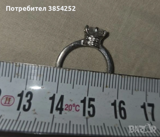 Сребърен пръстен , снимка 4 - Пръстени - 53064155