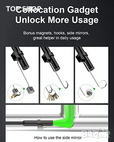 Нова Водоустойчива WiFi ендоскопска камера за инспекция с 8 светодиода, 2.0MP HD, снимка 4 - Друга електроника - 49427494