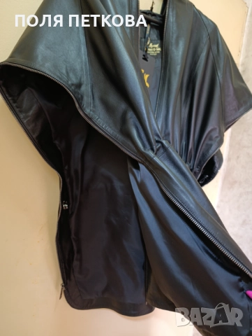 Уникален модел яке тип на метка естествена кожа, снимка 3 - Якета - 51886630