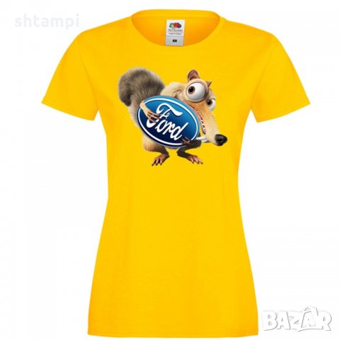 Дамска тениска FORD Scrat, снимка 2 - Тениски - 32838305