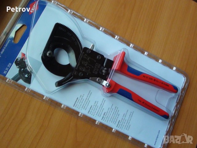 KNIPEX 95 31 250 - PROFI Кабелна Ножица 32mm/240mm²!! ЧИСТО НОВА !! ORIGINAL KNIPEX Made in Germany!