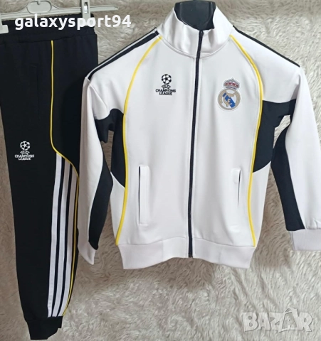 Детски Анцуг Мбапе 10 Реал Мадрид  Футбол Тъмносин Жълт Кант Champions, снимка 2 - Футбол - 52418707