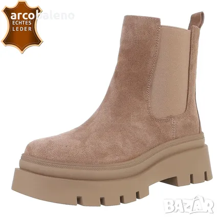 Дамски боти Челси от естествена кожа, 3цвята , снимка 2 - Дамски боти - 48158075