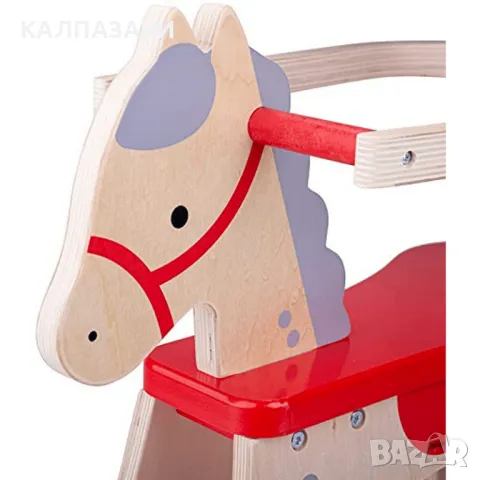 Дървено конче за езда Bigjigs BJ230, снимка 4 - Играчки за стая - 49100659