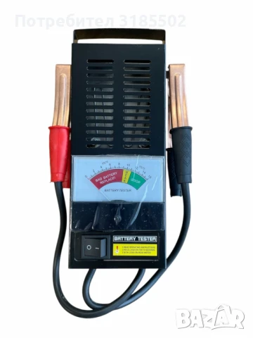 Тестер за акумулатори аналогов, 6 V / 12 V  200 -1000 A, 3058, снимка 2 - Аксесоари и консумативи - 50879537