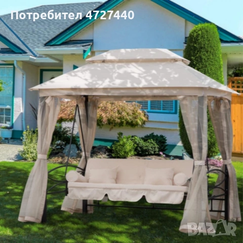 Луксозна градинска шатра, снимка 2 - Градински мебели, декорация  - 53344004