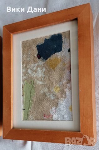 лот Уникат ръчно правена хартия паспарту рамка Дърво, снимка 3 - Картини - 34932523