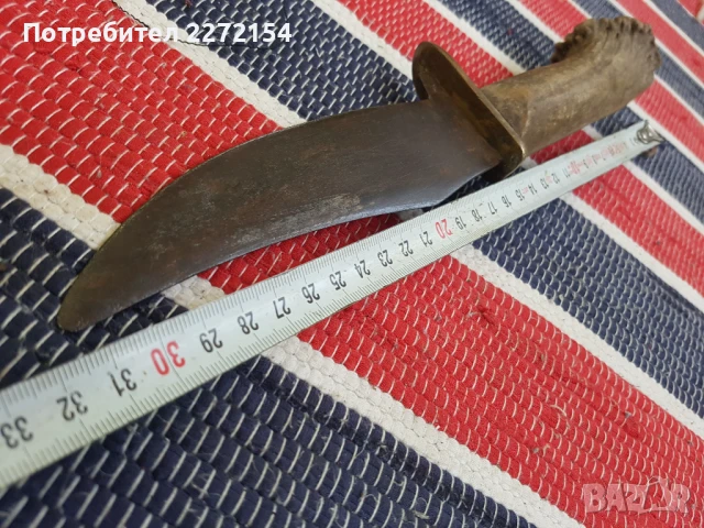 Хайдушки нож кама ятаган, снимка 7 - Антикварни и старинни предмети - 51238200