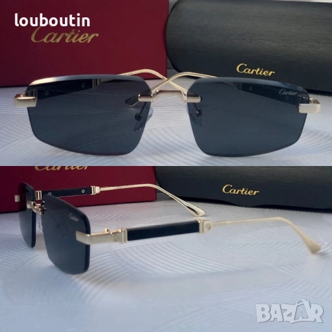 Cartier Мъжки слънчеви очила Cartier 2025, снимка 2 - Слънчеви и диоптрични очила - 51738467