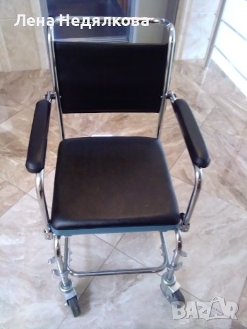 Комбиниран инвалиден тоалетен стол, снимка 1 - Тоалетни столове - 41828625