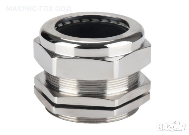 Месингов/метален щуцер PG и метрични, различни размери, никелиран, IP68