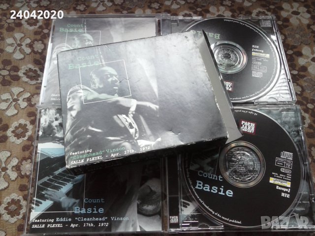 Count Basie – Salle Pleyel, 1972 комплект от 2 диска в картонен бокс, снимка 2 - CD дискове - 43699630