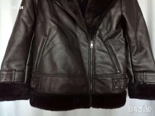 LCW ново дамско кожено яке с плюшена подплата р-р M (EU 38), снимка 7 - Якета - 48732679